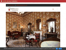 Tablet Screenshot of hotelreginadarborea.com